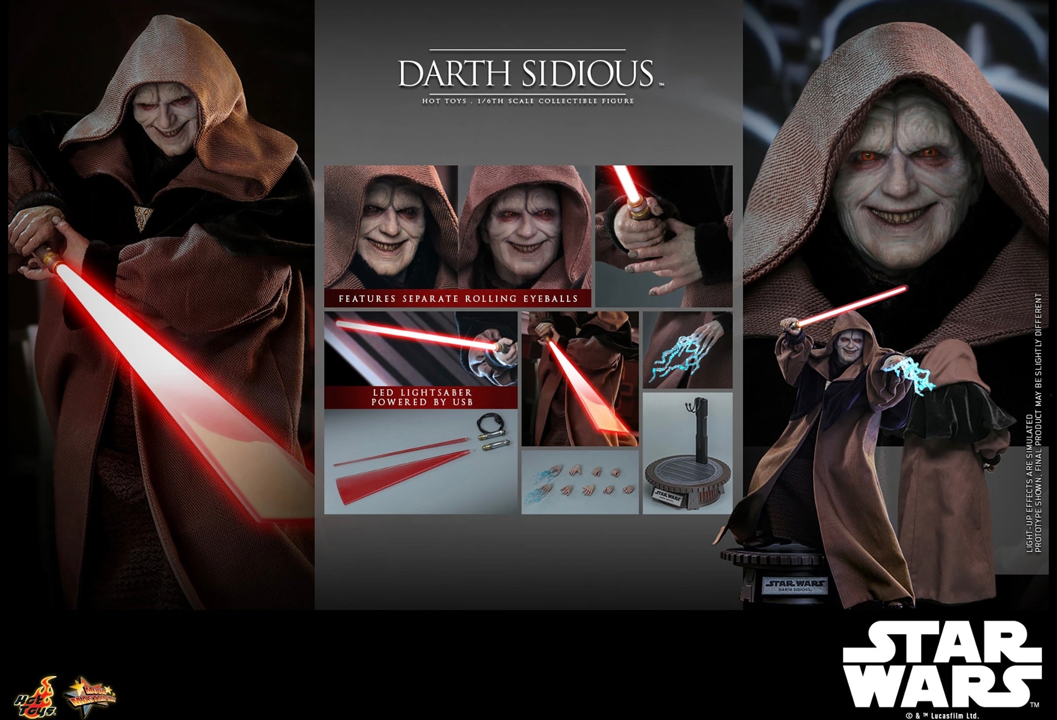 レア デッドストック新品DARTH SIDIOUS ジェダィ STAR WARS レア！デッドストック新品 DARTH SIDIOUS ジェダィSTAR WARS